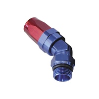 Taper Swivel 45 Deg Hose End -12AN ORB To -16AN