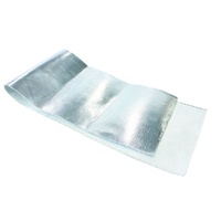 Aluminised Startermotor Heat Shield - incls. 2 Straps