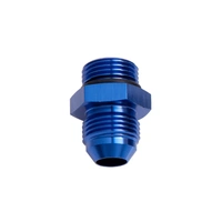 -4AN ORB To -6AN Straight Male Flare Adapter - Blue