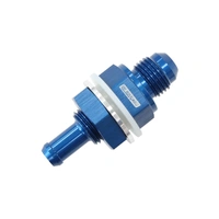 Fuel Cell Bulkhead Fitting -6AN to 3/8" Barb