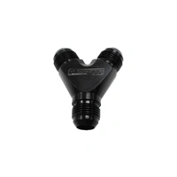 3 x -8AN Male Y-Block - Black