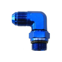 90 Degree Swivel 8AN ORB to -8AN Male Flare Adapter