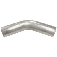Stainless Steel 45 Deg Mandrel Bend (4-1/2" O.D / .059" Wall / 6" Leg)