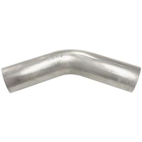 Stainless Steel 45 Deg Mandrel Bend - 4-1/2" O.D / .059" Wall / 6" Leg