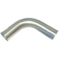 Stainless Steel 90 Deg Mandrel Bend - 4-1/2" O.D / .059" Wall / 6" Leg