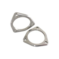 3 Bolt Stainless Steel Flange - 3" I.D 9.52mm / 3/8" Thick - Pair