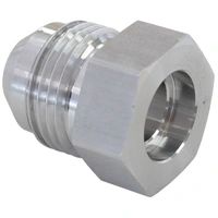 Alloy Hex Weld-On Male Bung