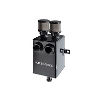 Aluminium Catch Can with Drain Tap 2L - Black