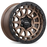 Assault Matt Black Bronze Wheels
