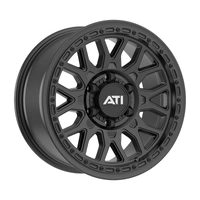 AT-01 17X8.5 Hybrid Beadlock Wheel - 5X150 +35 Black Hardware Kit (No ring) - Black