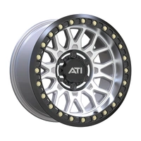 17X8.5 Hybrid Beadlock Wheel - Machined 6X139.7 Offset: -38 Black Imitation Beadlock Ring V2