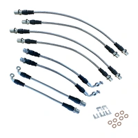 Extended Braided Brake Line Kit - 8 Line (LC 76/78/79 VSC)