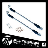 Braided Brake Lines - Rear Caliper (Landcruiser 76/78/79 Series w/ABS)