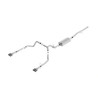 Touring Cat-Back w/Quad CF Round Tips (Silverado 1500 19-24)