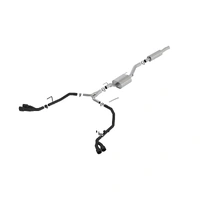 2.75-2in S-Type Cat-Back Ceramic Blk TailPipe & Tips (Gladiator 20-23)