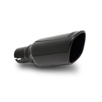 Black Chrome Tip Split Rear 3.5inx3.28inx10.5inx2.03in (Wrangler 12-18)
