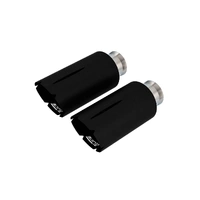 5in. Black Coated Optional Tips - 304SS (Ram 1500 21-24)