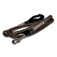Beastline Winch Rope Dog Lead Kit 2m x 8mm Stainless Hardware - Grey