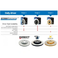 2x Rear Street Standard Rotors - 20mm (Range Rover Vogue 02-16)