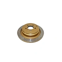 2x Rear Street Gold Cross-Drilled/Slotted Rotors - 20mm (Range Rover Vogue 02-16)