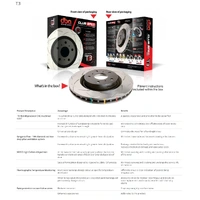 2x Front 4X4 Survival 4000 T3 Slotted Rotors (Grand Cherokee/Wrangler)