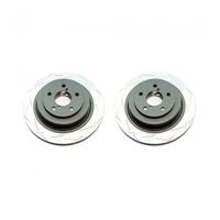 Clubspec 4000 2x T3 Slotted Front Rotors (STi 02-20/LGT STi 06-09)