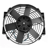 10" Fan Skew Blade Pull 12V - 696cfm 56mm Deep
