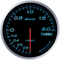 ADVANCE BF TURBO GAUGE 200KPA MODEL BLUE
