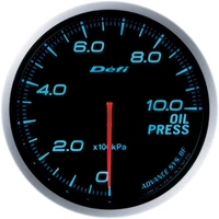 ADVANCE BF OIL PRESSURE GAUGE BLUE