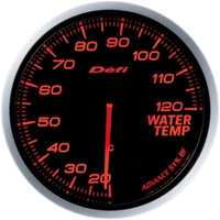 ADVANCE BF WATER TEMPERATURE GAUGE AMBER RED