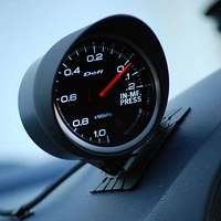 SINGLE METER VISOR ?52 ABS PAINTED MATTE BLACK