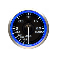 RACER GAUGE N2 PLUS TURBO -100kPa~+200kPa 52MM BLUE