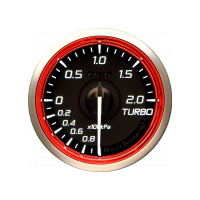 RACER GAUGE N2 PLUS TURBO -100kPa~+200kPa 52MM RED