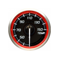 RACER GAUGE N2 PLUS THERMOMETER 30~150°C 52MM RED