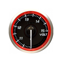 RACER GAUGE N2 PLUS VOLTMETER 10~15V 52MM RED