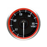 RACER GAUGE N2 PLUS VOLTMETER 10~15V 60MM RED