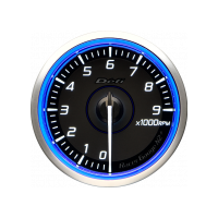 RACER GAUGE N2 PLUS TACHOMETER 0~9000RPM 60MM BLUE