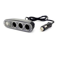 12V Extension Lead with 3x Outlets + Twin USB