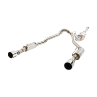 3.5in to Twin 3in Cat Back System - 304 Stainless Steel (Ram 1500 18+)