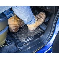 Moulded Floor Mats, Front & Rear For Ford Ranger 2014-2022 (Ranger PX 14-22)