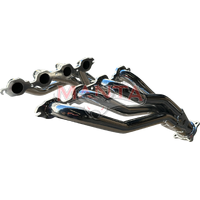 Extractors with 3in outlets (SILVERADO 1500 V8 6.2L 1 3/4in Ceramic Coated) - Silver