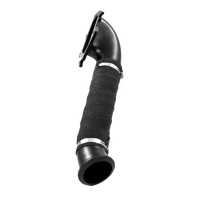 3" Turbo Down Pipe (Duramax 01-04) - Black-Coated Aluminized Steel