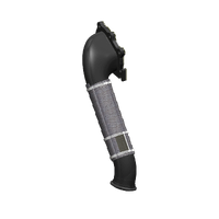 3" Turbo Down Pipe Installer Series (Duramax 01-04) - Black-Coated Aluminized Steel