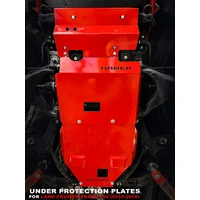 3 Piece under protection plate (Landcruiser Prado 150 Series 18+)