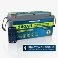 Power 240Ah Lifepo4 Deep Cycle Lithium Battery with Bluetooth
