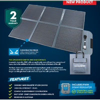 Portable Solar Blanket with Lithium Compatible Regulator