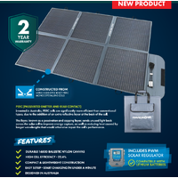 Portable Solar Blanket with Lithium Compatible Regulator