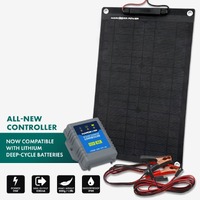 Power Solar Trickle Charger with Crocskin 15W Lithium Compatible