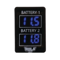 Dual Voltmeter DC - Blue Led (Late Toyota)