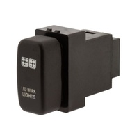 Work Light Push Button Switch- Amber (Pajero/Triton 02-15)